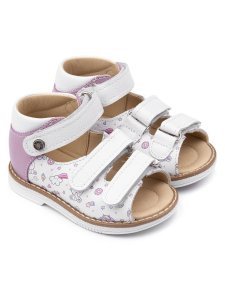 Сандалии для девочек Tapiboo Сирень 26036 белый